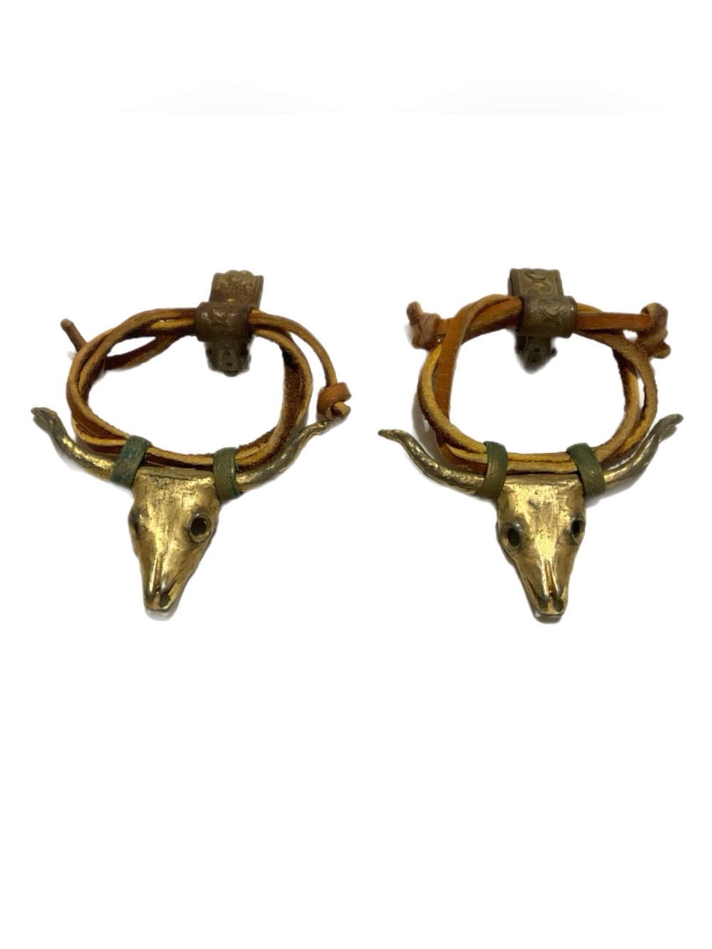 Vintage University of Texas Longhorn Clip Earrings